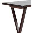 thumbnail image 5 of PetFurnishn Solid and Sturdy Wood Construction Portable Folding TV Snack Tray Table Desk Serving Stand, Espresso Brown (4-Piece Set), 5 of 10