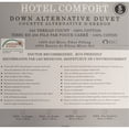 thumbnail image 4 of Cotton House - Hotel Comfort Synthetic Duvet, 100% Cotton, 100% MicroGel Fiber 3D Filling, Queen Size, White, 4 of 4
