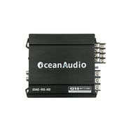 OceanAudio OAE-90.4D Compact Full-Range Class D 4 Channel Car Amplifier, 720W - RMS Power @4 4*60W, @2 4*90W Max Power @2 4*180W, Bridged 2 Channels RMS Power @4 2*180W
