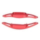 thumbnail image 5 of Par de extensiones de paleta de cambio de volante rojo, repuesto de aleación de aluminio para Camry Avalon Corolla Hatchback, 5 of 5