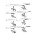 thumbnail image 1 of Boat Cleat, Easy Installation 316 Stainless Steel Marine Cleat Secure Fixation Polished Finish 5 Inch  for Ship, 1 of 7
