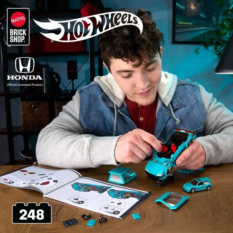 Mattel Brick Shop Hot Wheels Speed Series Honda