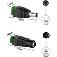 thumbnail image 2 of 15 pares de conectores macho y hembra de CC de 12 V/24 V, 2,1 x 5,5 mm, para CCTV Coax Cat5 Cat6, 2 of 5