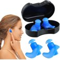 thumbnail image 1 of 2 pares de tapones para los oídos de silicona para nadar Tapones para los oídos a prueba de agua Tapones para los oídos para la piscina Tapones para los oídos a prueba de agua Tapones para los oídos p Afortunado Sencillez, 1 of 5