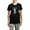 With Gray Camo Pant, variant on CafePress - Tshirtanimefreak Pajamas - Women's Short Sleeve Print T-Shirt and Pants Dark Cotton Pajama Set