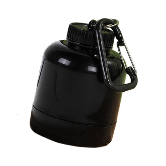 Lerpwige Portables Protein Powder Bottles with Keychains Health Funnel Bottles Small Water Cup Fitness Sport Storage