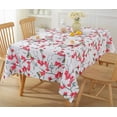 thumbnail image 3 of Spring Summer Tablecloth 60 x 84 Inch Rectangle, Cherry Blossom Table Cloth, Spill-Proof Stain Resistant Decorative Fabric Table Cover for Dining, Party, Picnic, 3 of 6