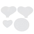 thumbnail image 5 of Molde para posavasos, 4 Uds., 4 estilos diferentes, lavable, reutilizable, adornos DIY para el hogar, arte de resina, 5 of 5