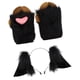 thumbnail image 1 of Diadema con orejas de animal, guantes de pata, diadema peluda, conjunto de accesorios de disfraz para niños Negro, 1 of 9