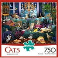 thumbnail image 2 of Buffalo Games - Cats Series - Fancy Cats - 750 Piece Jigsaw Puzzle, 2 of 6