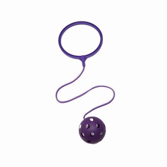 2 Pelotas Saltarinas Para Tobillos Para Niños, Juguete De Fitness Portátil Para Parques Infantiles, Juegos De Fiesta, Color Morado.