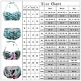 thumbnail image 2 of KZKR Women High Waist Bikini Set Vintage Floral Print Front Knot Side Bandage Two Piece Swimsuit Beachwear, 2 of 6