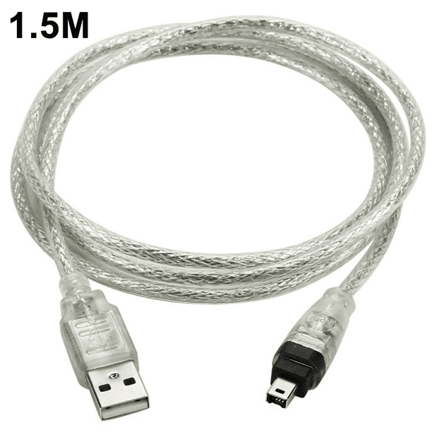 Câble Mâle USB vers Câble Adaptateur iLink Mâle Firewire 4 Broches pour Ce  TYPE d'Adaptateur 