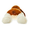 26In White and Brown Fluffy Floppy Dog Plush Toy for Adult, Way to