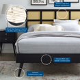 thumbnail image 4 of Platform Bed Frame, Queen Size, Wood, Black, Modern Contemporary Urban Design, Bedroom Master Guest Suite, 4 of 9