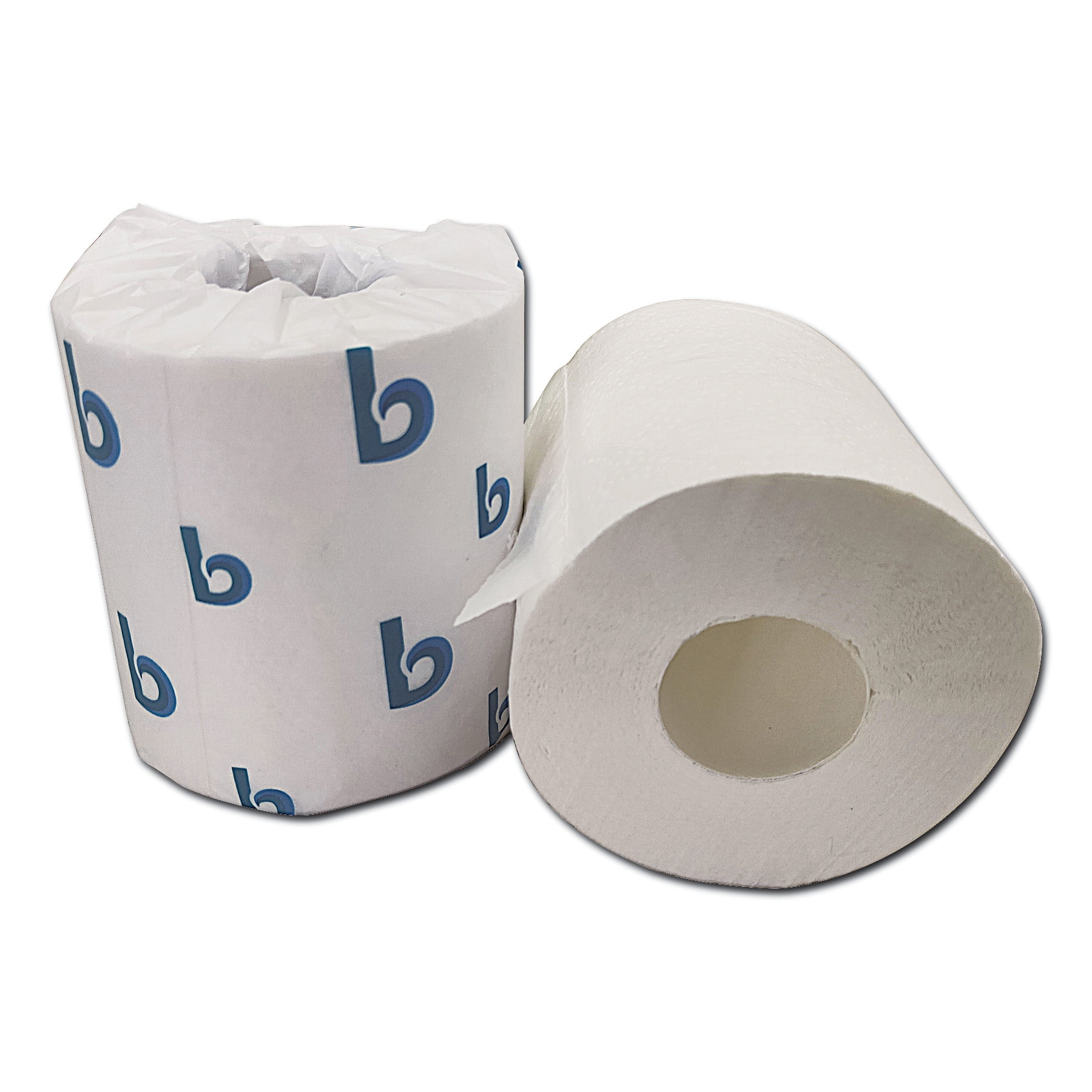 Boardwalk Bathroom Tissue Standard 2-Ply White 4 x 3 Sheet 500 Sheets/Roll 96 