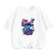 thumbnail image 2 of Linda camiseta con estampado de Stitch para niñas, camiseta de dibujos animados de Disney para niños, camisetas casuales de verano de manga corta para niños, camiseta deportiva para niño, traje de cam, 2 of 5