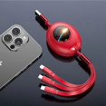thumbnail image 2 of 3A Multi-Head Telescopic Charging Cable: Charge Your Devices Simultaneously with the New Space Capsule One Drag!, 2 of 5