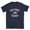 thumbnail image 1 of Gulfport Florida Patriot Men's Cotton T-Shirt, 1 of 1