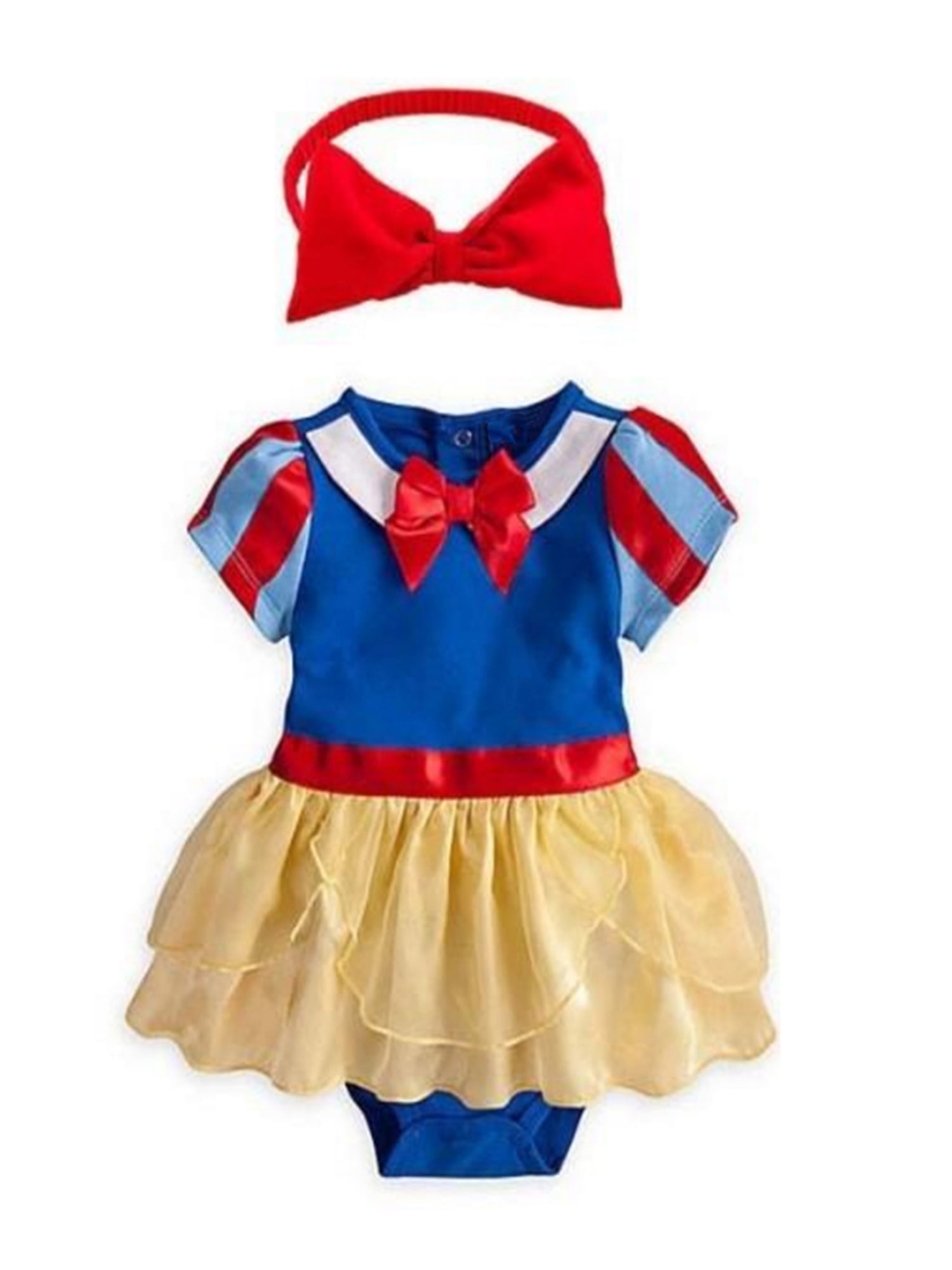 Baby Girl Snow White Costume And Headband 18 24 Months Walmart Com Walmart Com