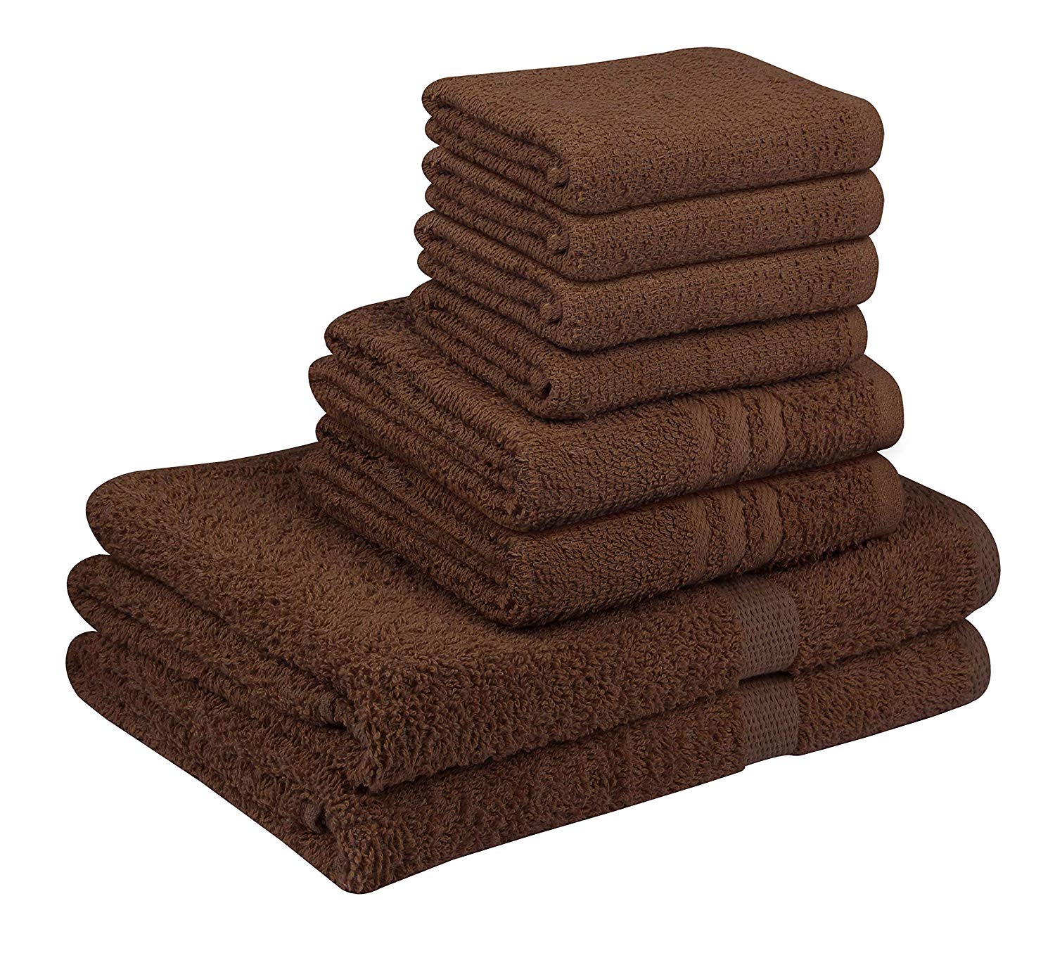 Beauty Threadz 100 Cotton High Performance 8Piece Towel Set