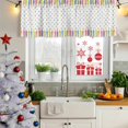 thumbnail image 6 of Valances for Windows, Decorative Rod Pocket Window Valance Curtains, Short Curtain Drapes for Kitchen/Bathroom/Living Room, 2 Panels, 42" W x 12" L, 6 of 8