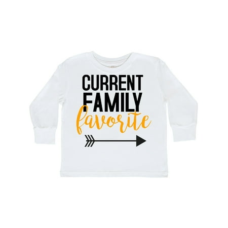

Inktastic current family favorite Gift Toddler Boy or Toddler Girl Long Sleeve T-Shirt