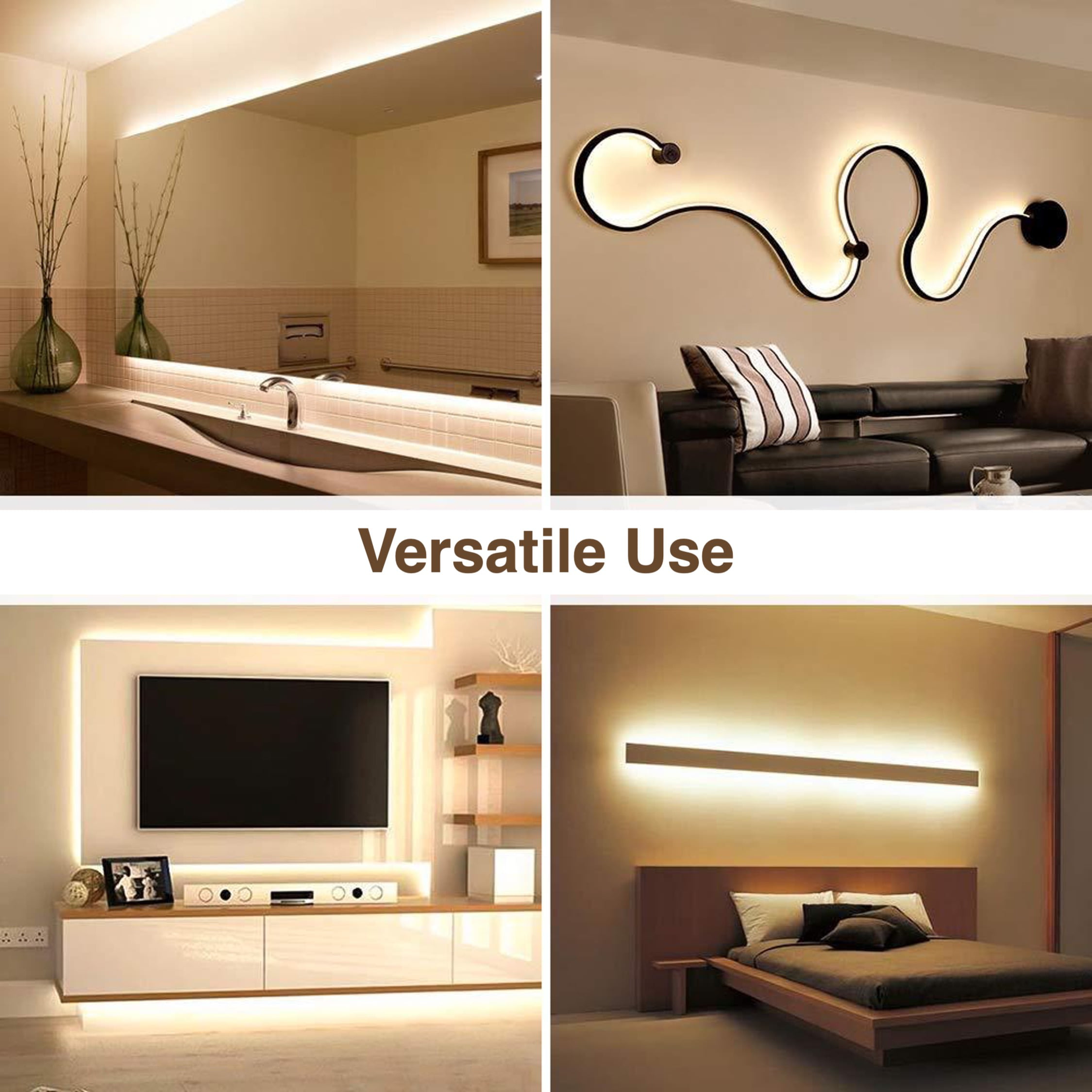 Details about   Led Under Cabinet Light Dimmable Cupboard Kitchen Home Decor Wardrobe Night Lamp 