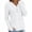 White, variant on Womens Long Sleeve V Neck Henley Shirts Hooded Pullover with Thumb Holes, Summer Casual Athletic Running Hiking Tops Quick Dry Workout Clothes with Kangaroo Pocket