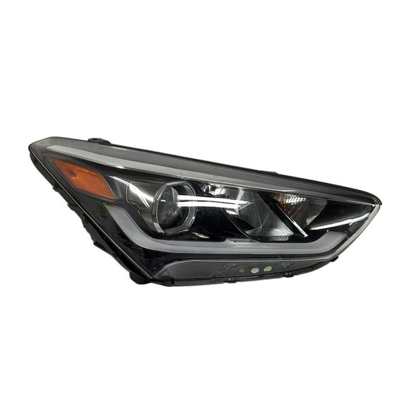 KAI New CAPA Certified Standard Replacement Passenger Side Headlight Assembly, Fits 2017-2018 Hyundai Santa Fe (6-7 Seater)