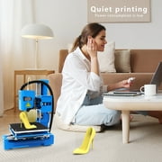 EasyThreed 3D Printer Mini Desktop Printing Machine for Beginners Household Education(Black)
