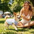 thumbnail image 5 of Moonsky Dog Cooling Vest, Ice Silk Breathable Sun Protection Apparel for Summer, Lightweight Pet Tank Top for Cats and Dogs, Pink M, 5 of 5
