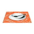 thumbnail image 3 of Minimalist Gingerbread Man 4-Piece 12x18in Heat-Proof Place Mats Set, Non-Slip for Family Dining, 3 of 8