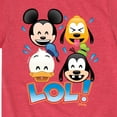 thumbnail image 3 of Disney Emoji - Lol Emojis - Toddler And Youth Short Sleeve Graphic T-Shirt, 3 of 5