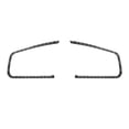 thumbnail image 2 of Soft Carbon Fiber Car Interior Decor Kits 2Pcs Carbon Fiber Steering Wheel Button Cover Trim For Jeep Wrangler Gladiator Sticker, 2 of 14