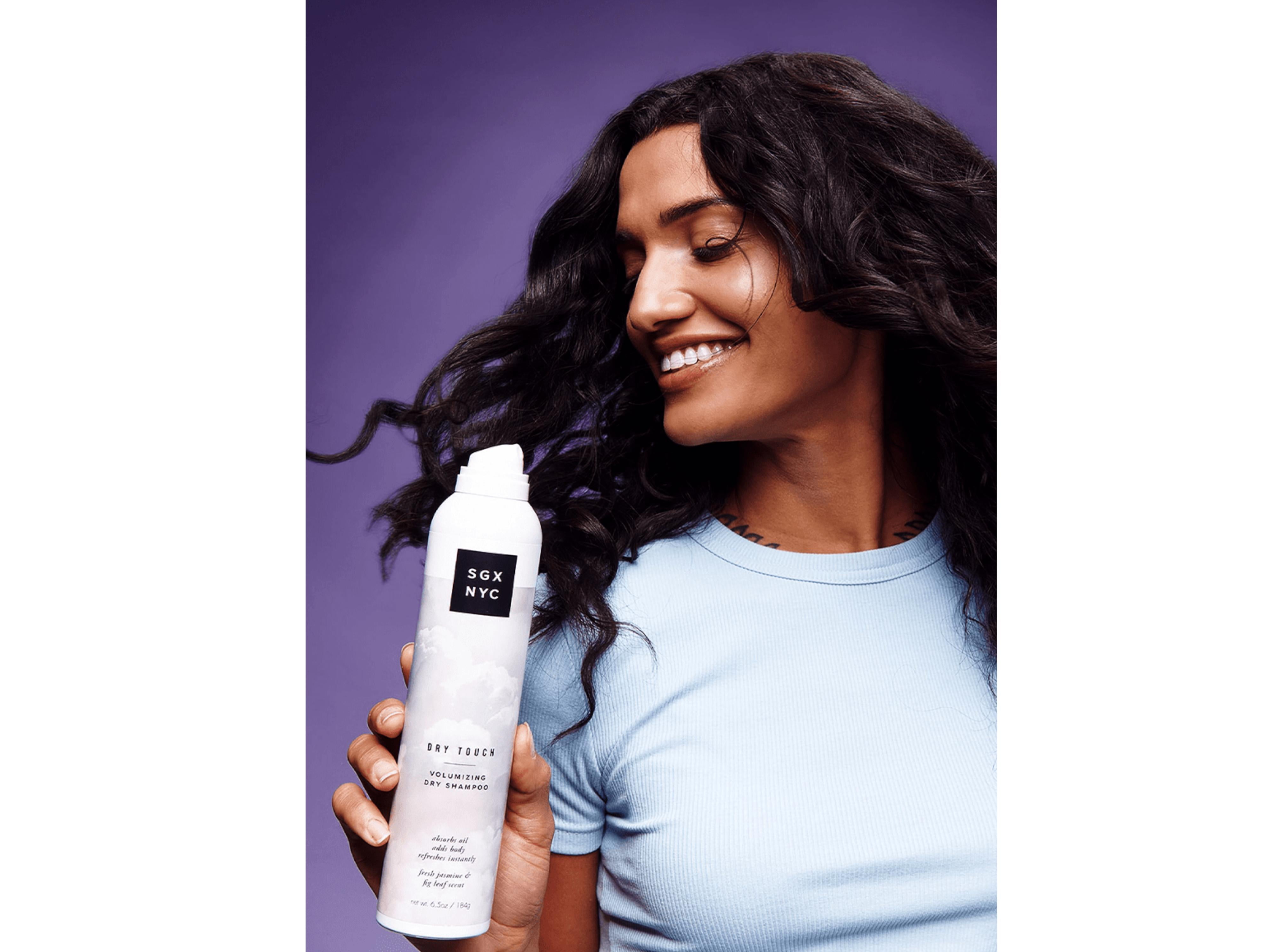 SGX NYC Dry Touch Volumizing Dry Shampoo Absorbs Oil Adds Body Fresh Jasmine Fig Scent 6.5 oz (Pack of 5)