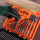 thumbnail image 5 of Juego De Brocas Y Puntas, 100 Piezas Estuche Naranja Negro, 5 of 5