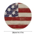 thumbnail image 3 of Independence Day Placemat | Patriotic Holiday Table Mat for Dining Decor | Washable Heat Resistant Polyester Placemat Set for 4th of July Party | Home Kitchen Table Protection, 3 of 6