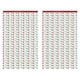 thumbnail image 1 of Cortinas con flecos de papel de aluminio de copo de nieve, 2 uds., 1x2m, cortinas metálicas brillantes, decoración de fiesta, decoración de fotomatón, 1 of 5