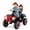 Red, variant on OLAKIDS 2 Seater 24V Ride on Car, 4WD Kids ATV Quad with LED Lights, Power Display, Bluetooth, Spring Suspension, Electric 4 Wheeler for Boys Girls Aged 3+ Years