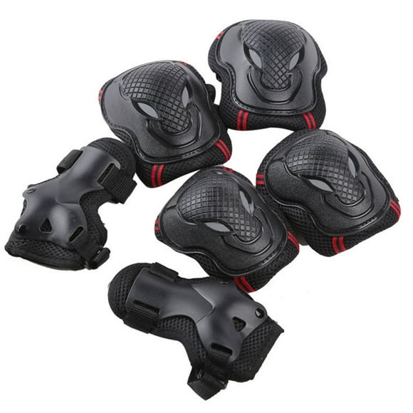 6 unids/set equipo de protección para monopatín rodilleras coderas protectores de muñeca conjunto de equipo para monopatín patinaje sobre ruedas ciclismo Scooter YUNYI BRAND Deportes