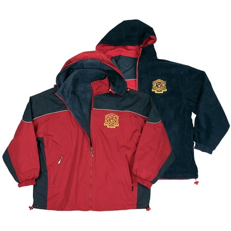 Knuckle Breaker - Firefighter Hooded Mid Weight Reversible Wind Breaker Jacket