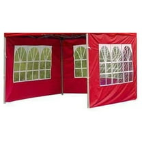 CxhicLuv Fall Outdoor Tent Cloth 210D material 9m length rainproof and windproof suitable for parties and camping easy to fold portable with window design, Red