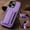 Purple, variant on For iPhone 16 Pro Max Phone Case,With Card Holder,Foldable Invisible Kickstand,Heavy Duty PC + TPU Hybrid Shockproof Drop protection,Anti-Scratch Non-Slip Durable Rugged Phone Case,Black