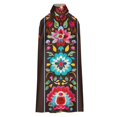 thumbnail image 4 of Viikei Sundresses for Women Casual Summer,Women's Floral Print Short Sleeve Dress,Women's Vintage Print Print Dress Sleeveless Round Neck Knee-length Dress Multicolor XXL, 4 of 4