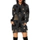 thumbnail image 5 of Vestido de suéter sexy para mujer, sudaderas con capucha para otoño e invierno, vestido con capucha harajuku, jersey con estampado navideño de Papá Noel, informal, 5 of 5