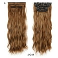 thumbnail image 2 of Ashosteey Remy Clip in Hair Extensions Human Hair Medium Brown,Natural Soft Synthetic Hairpieces for Women, Dark Blonde with Light Blonde Ends,Natural Soft Hairpieces for Women, 2 of 4