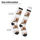 thumbnail image 2 of Fotbe Yak Calcetas Divertidas Estampadas para Hombre y Mujer, Calcetas de Algodón hasta la Rodilla para Caminar, Correr, Enfermería y Embarazo, 2 of 6