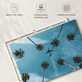 thumbnail image 6 of Elephant Stock Airplane Over Palm Trees Wall Art - Horizontal Canvas Wall Art - Living Room Wall Decor - Floral And Botanical Canvas - Blue And Green Decor - 12" x 8", 6 of 8