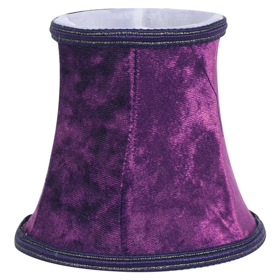 Monyance fashionable lamp decoration Dark Purple Cloth Lamp Shade - Table/Floor Replacement Accessory - Home Decor(4.72X4.72X4.33Inches)